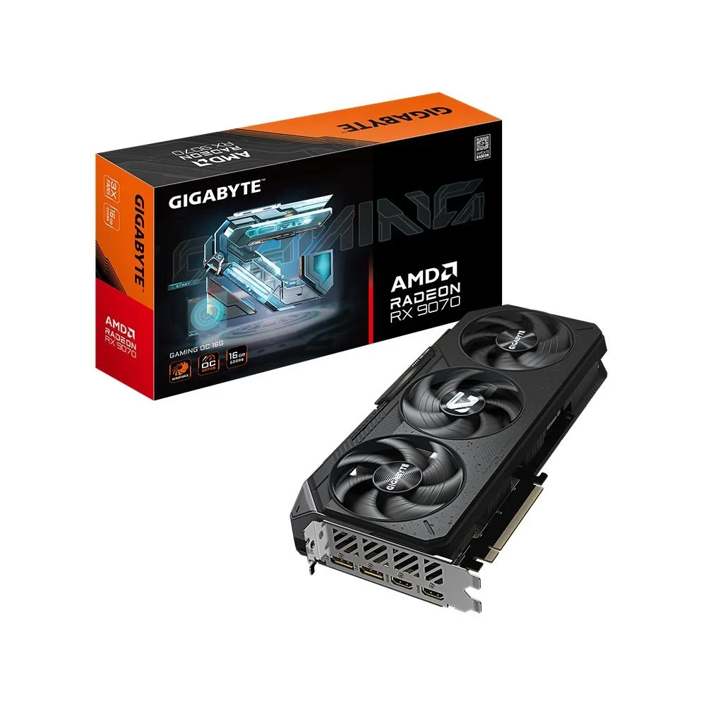 Gigabyte RX 9070 XT Gaming OC 256 Bit GDDR6 16 GB Ekran Kartı - 1