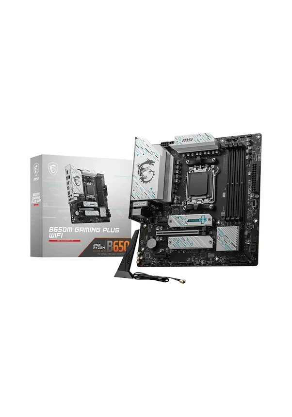 MSI B650M Gaming Plus Wi-Fi AMD AM5 DDR5 Micro ATX Anakart - 1
